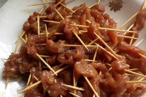 牙签肉的做法图解3