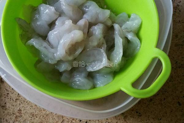 自制速冻虾仁的做法图解3