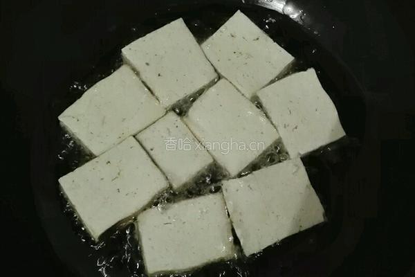 煎豆腐小白菜的做法图解5
