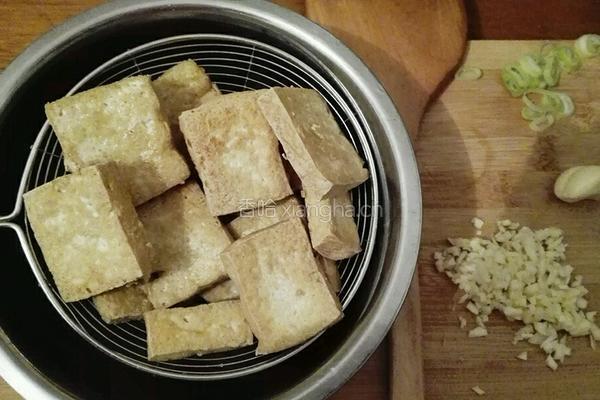 煎豆腐小白菜的做法图解6