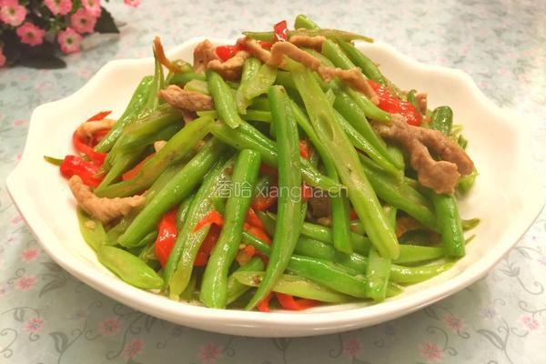 四季豆炒肉的做法图解10