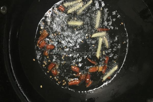 炒四季豆的做法图解4