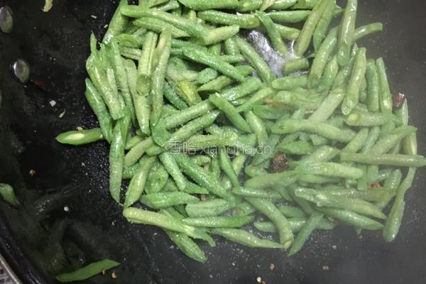 炒四季豆的做法图解6
