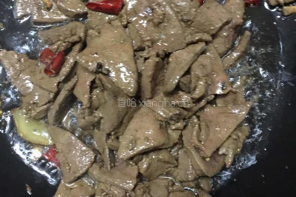 洋葱炒猪肝的做法图解5