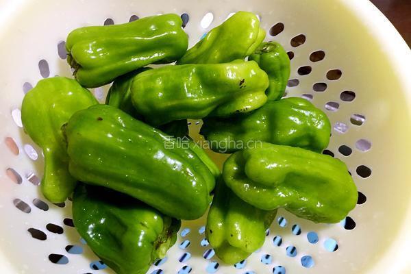 豆豉煸辣椒的做法图解1