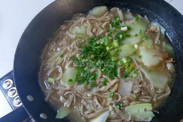 鱼面菜头汤的做法图解6