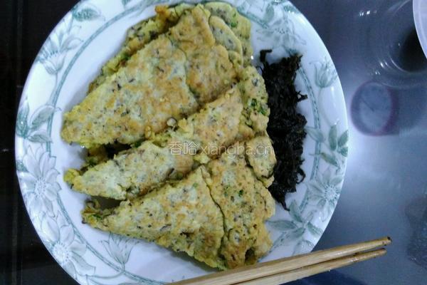 香菇蛋饼的做法图解12