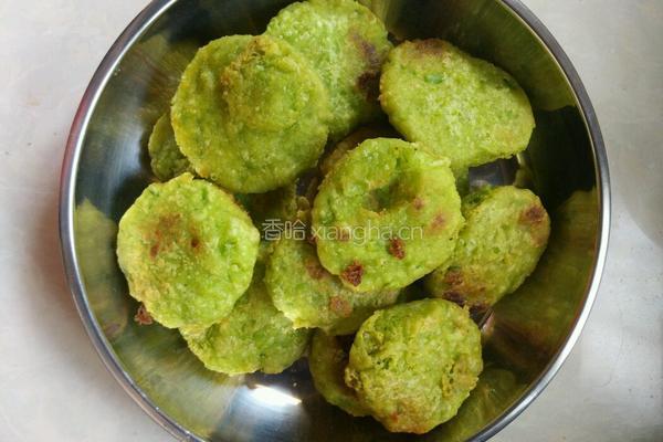 蚕豆糯米饼的做法图解4