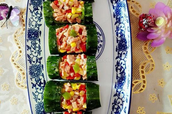 酿黄瓜?的做法图解7