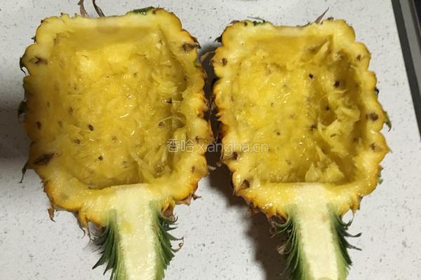 菠萝炒饭的做法图解3