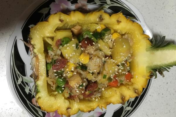 菠萝炒饭的做法图解10