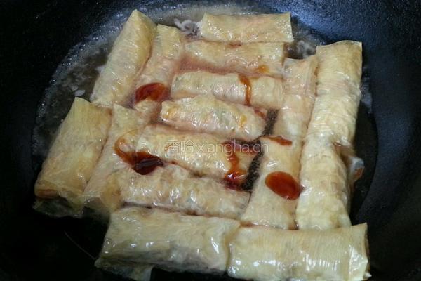 豆腐衣包肉的做法图解9