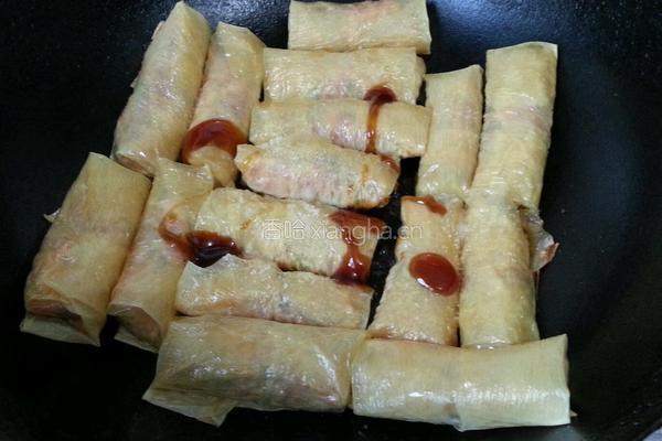 豆腐衣包肉的做法图解8