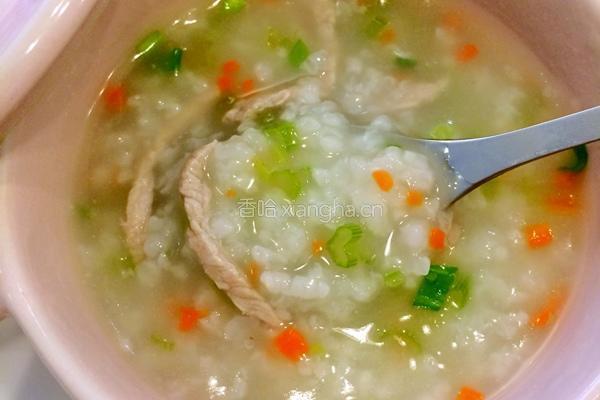 芹菜瘦肉粥的做法图解10
