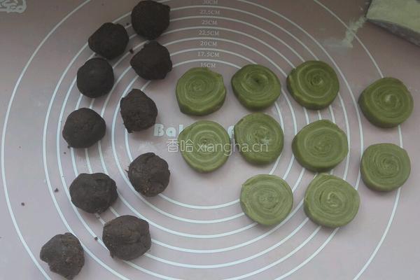 抹茶豆沙酥的做法图解13