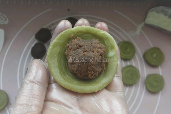 抹茶豆沙酥的做法图解16