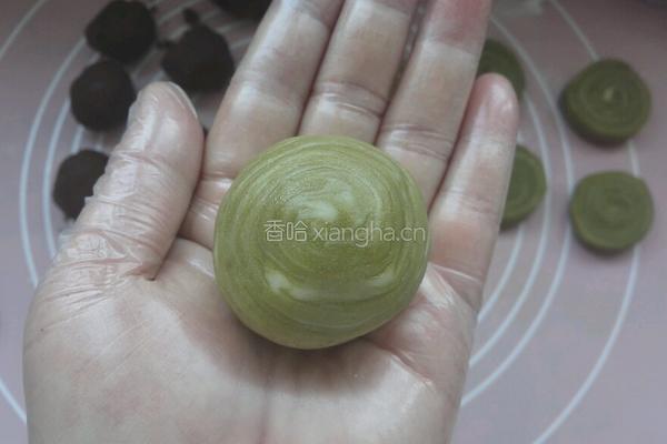抹茶豆沙酥的做法图解18