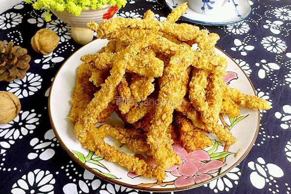 燕麦酥鸡柳的做法图解8