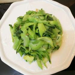 蒜蓉炒水东芥菜的做法[图]