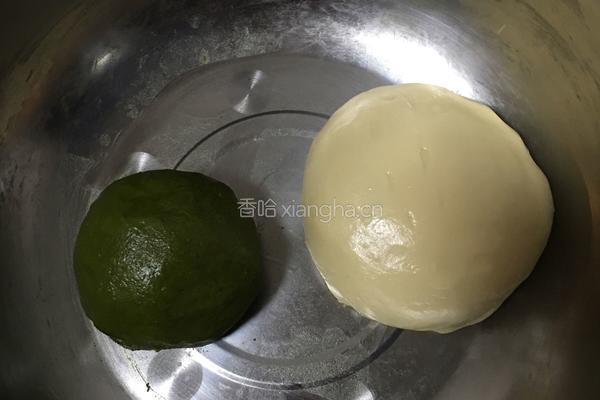 抹茶蛋黄酥的做法图解8