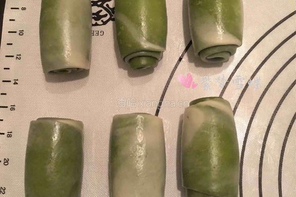 抹茶蛋黄酥的做法图解14