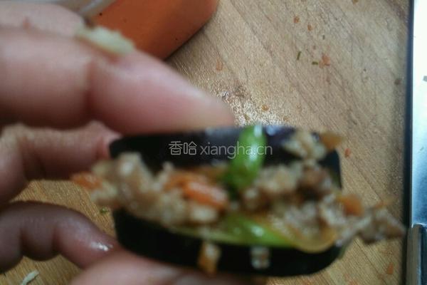 炸茄盒的做法图解4