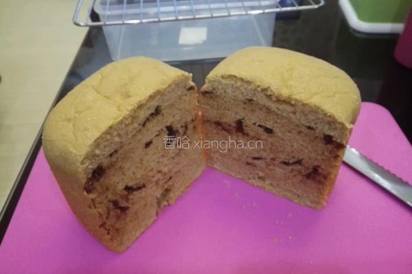 咖啡巧克力豆全麦土司的做法图解7