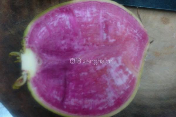 凉拌心里美的做法图解1