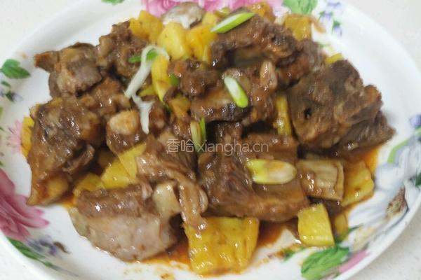 菠萝排骨的做法图解6