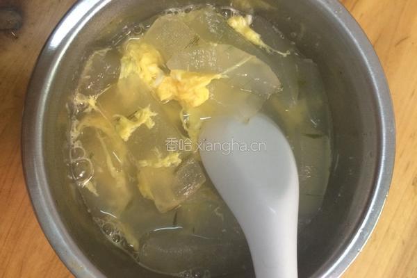 鸡蛋芦荟糖水的做法图解7