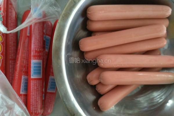 火腿卷馒头的做法图解2