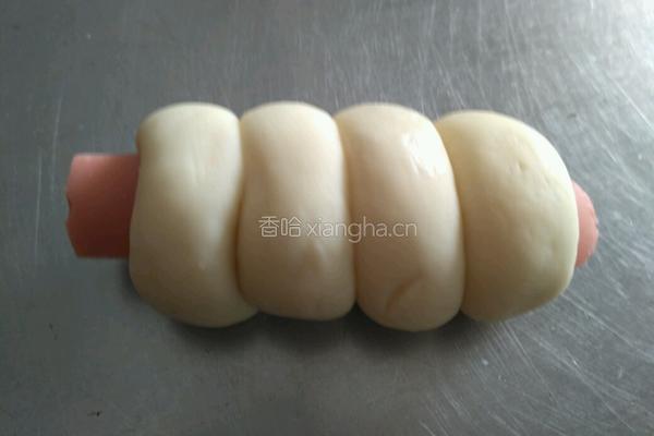 火腿卷馒头的做法图解6