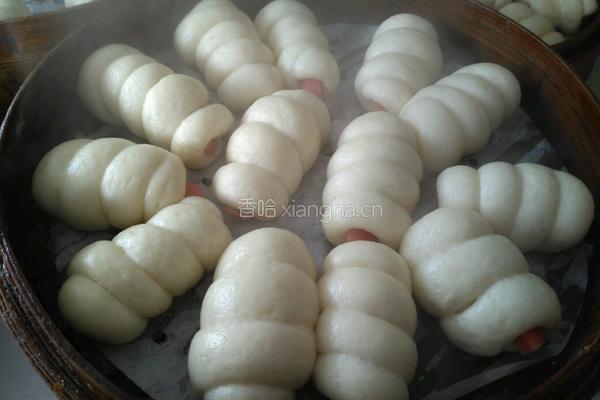 火腿卷馒头的做法图解8
