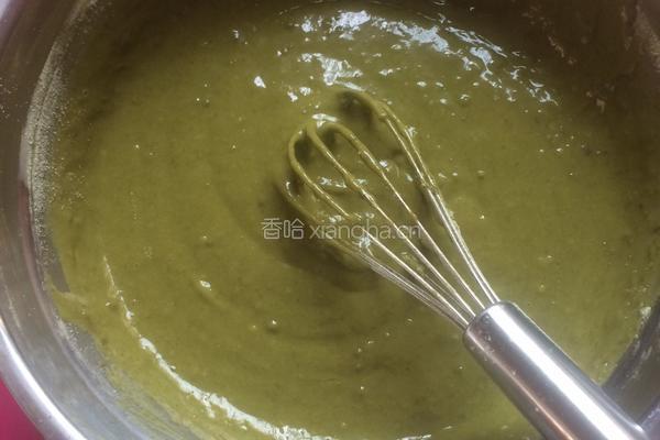 抹茶戚风蛋糕的做法图解5
