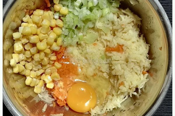 玉米粒土豆饼的做法图解5