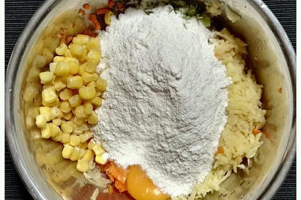 玉米粒土豆饼的做法图解6