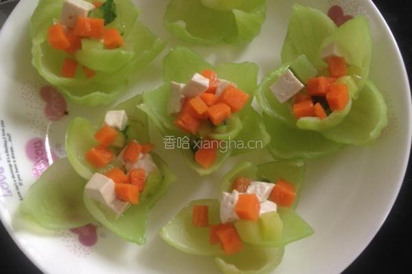 翡翠菜心的做法图解11