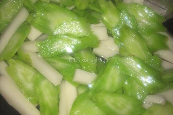 芥菜炒年糕的做法图解8
