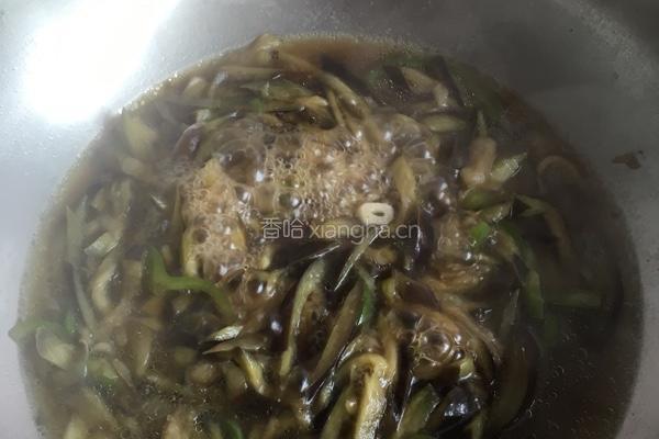 家常茄子打卤面的做法图解5