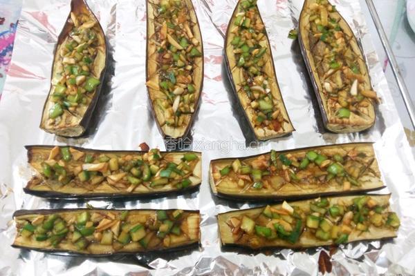 蒜香烤茄子的做法图解5