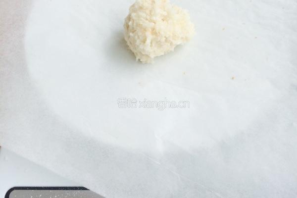 蛋白燕麦椰蓉球的做法图解3