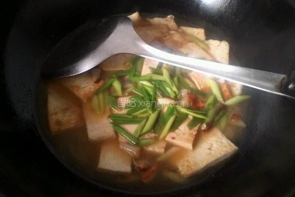 蒜香腊肉豆腐的做法图解5