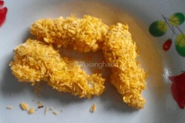 面包糠鸡腿的做法图解6
