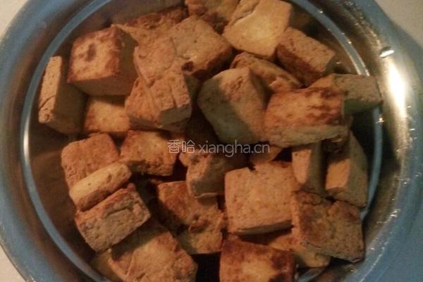 红烧豆腐的做法图解2