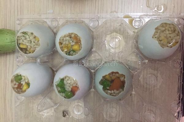 咸鸭蛋糯米饭的做法图解2