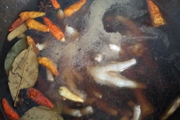 麻辣卤鸡脚的做法图解4