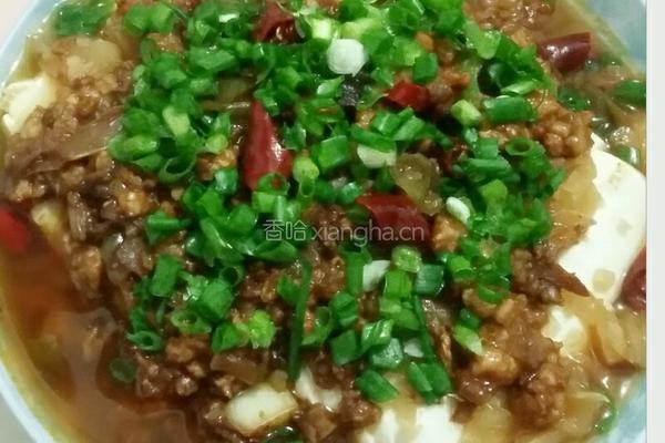 肉末蒸豆腐