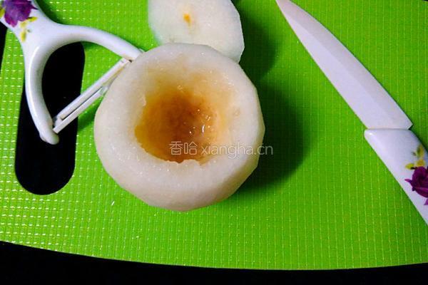 川贝炖雪梨的做法图解2