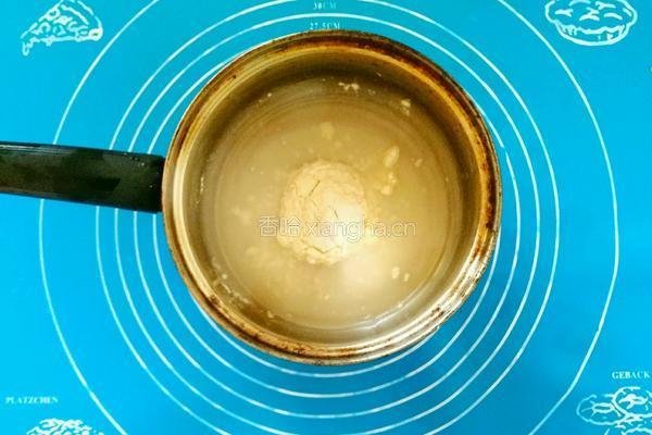 花环乳酪面包（汤种）的做法图解1