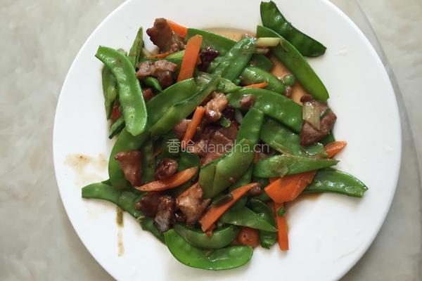荷兰豆炒醋肉